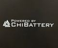 Powered by ChiBattery Stickers [2 pack]